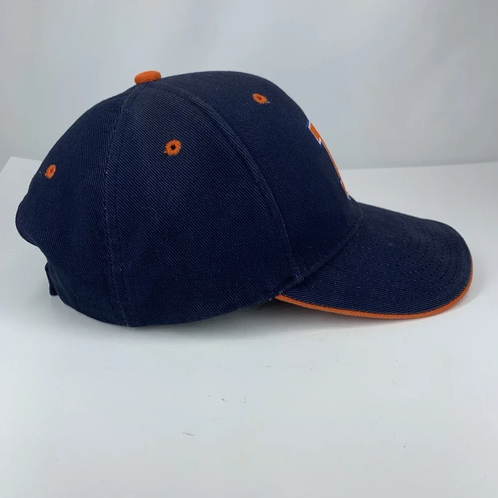 Illinois Fighting Illini Hat Blue Signatures Adjustable OSFM Baseball Cap